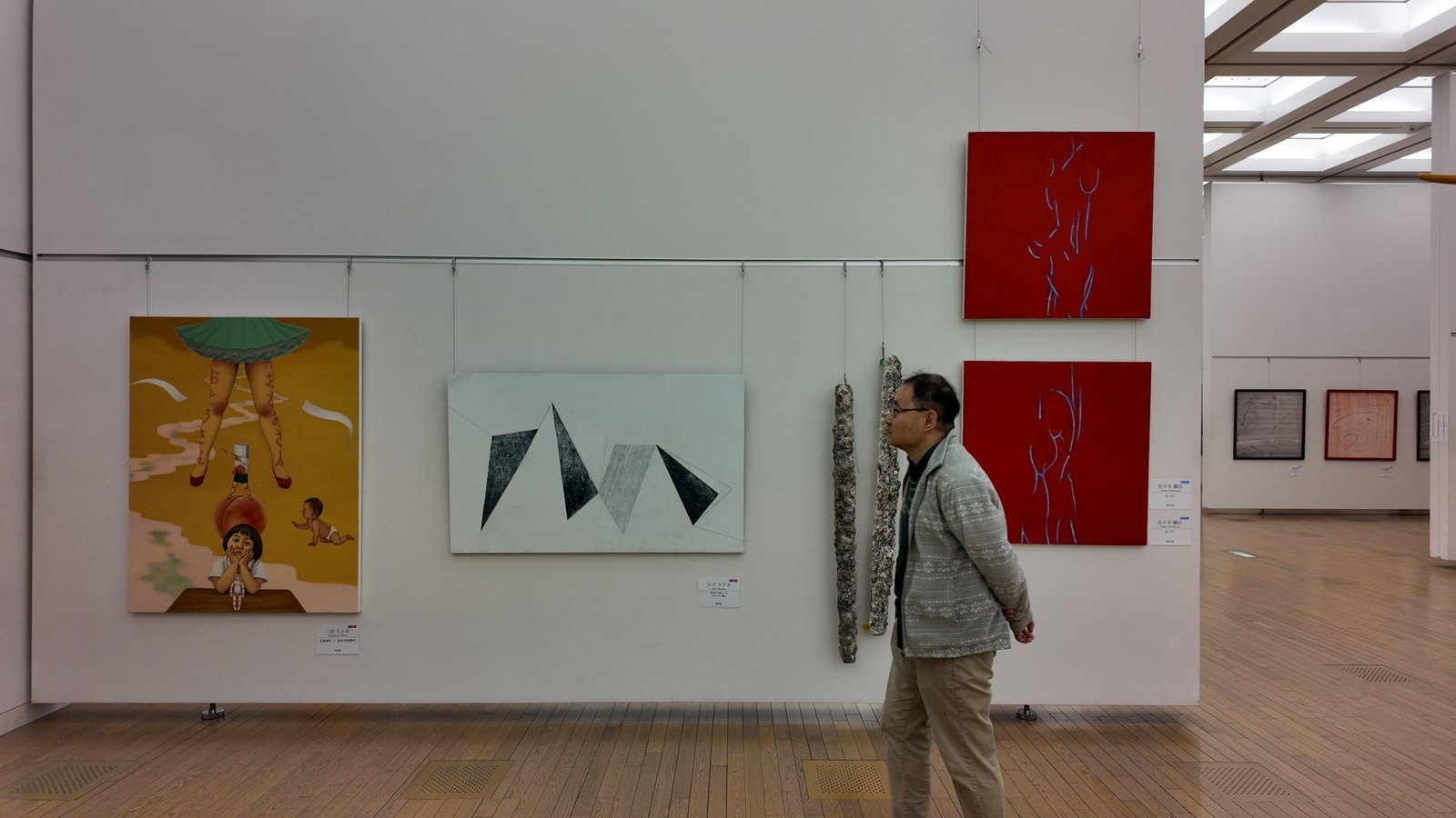 【現場直擊】【台日交流展】日本東京第24回《NAU21世紀美術連立展》-日本國立新美術館展(The National Art Center, Tokyo, NACT)