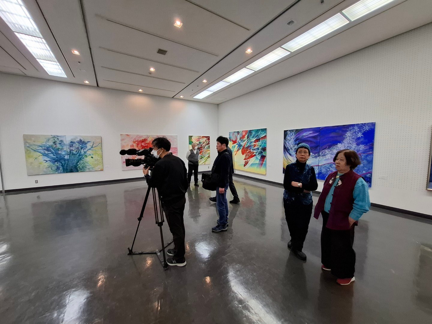 日本埼玉新聞台採訪