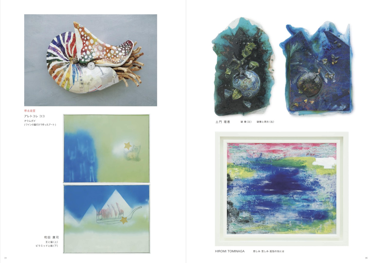 日本第24回 NAU21世紀美術連立展畫冊