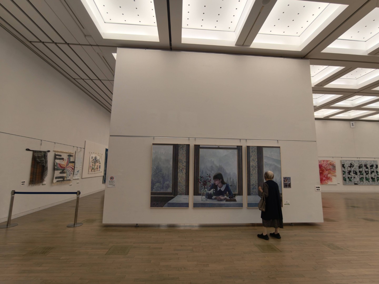 日本82回現展-2026年日本國立新美術館展-現場展示