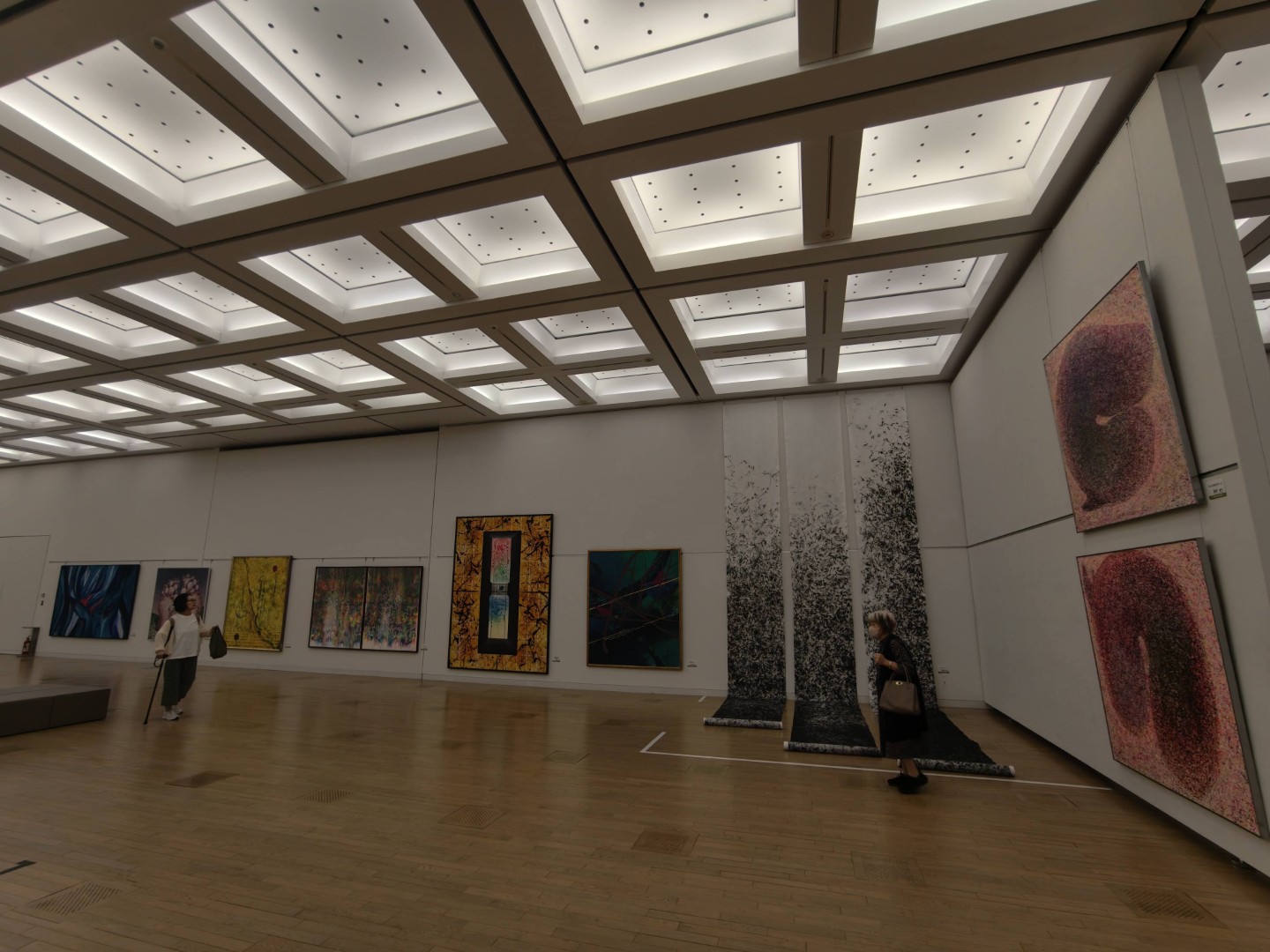 日本82回現展-2026年日本國立新美術館展-現場展示