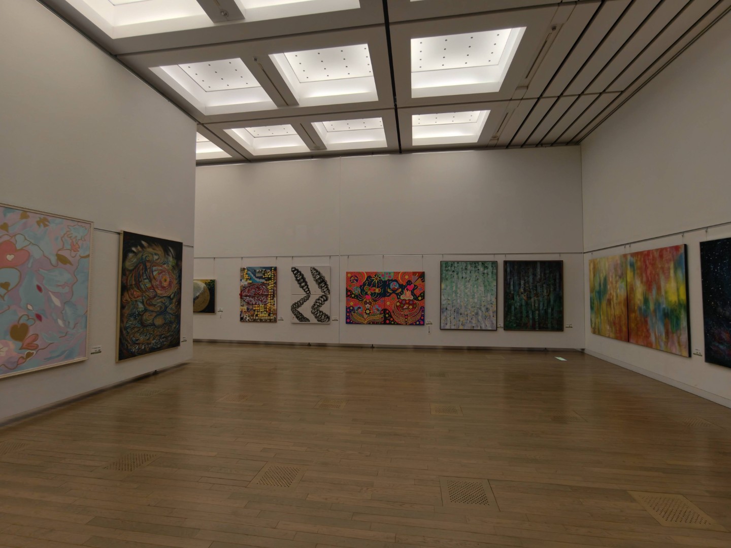日本82回現展-2026年日本國立新美術館展-現場展示