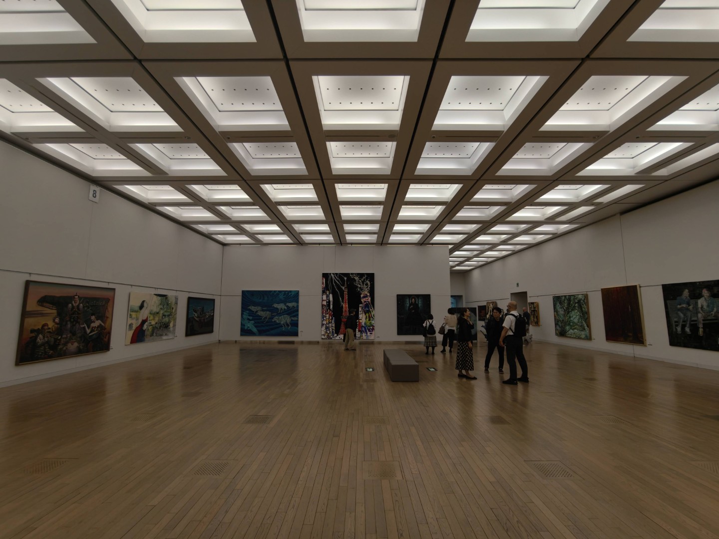 日本82回現展-2026年日本國立新美術館展-現場展示