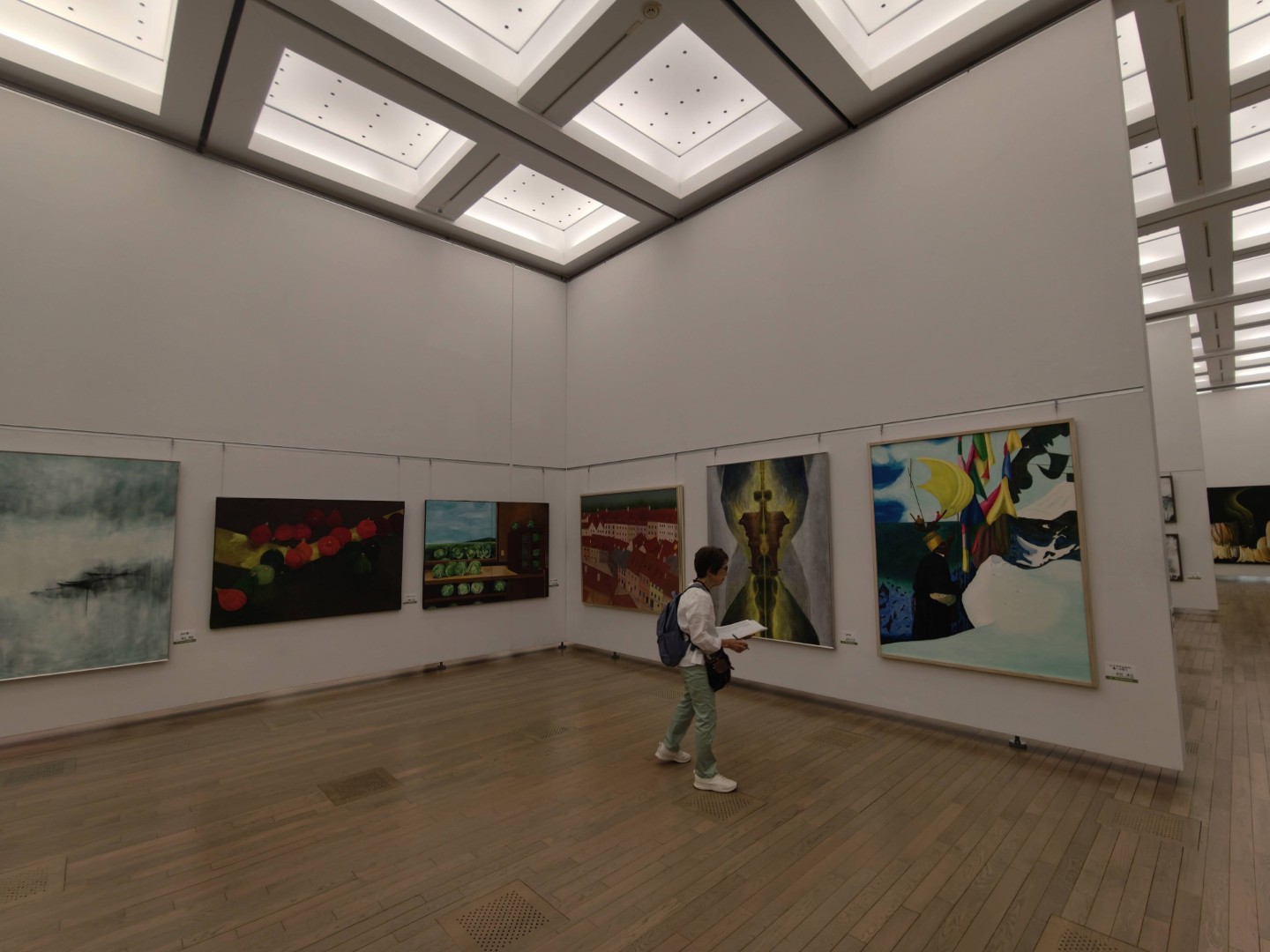 日本82回現展-2026年日本國立新美術館展-現場展示