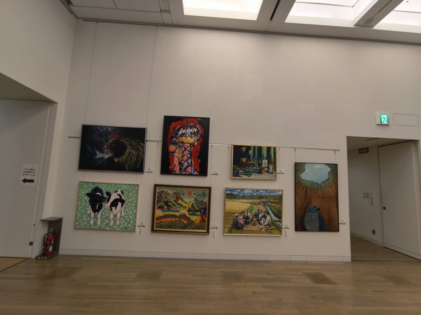 日本82回現展-2026年日本國立新美術館展-現場展示