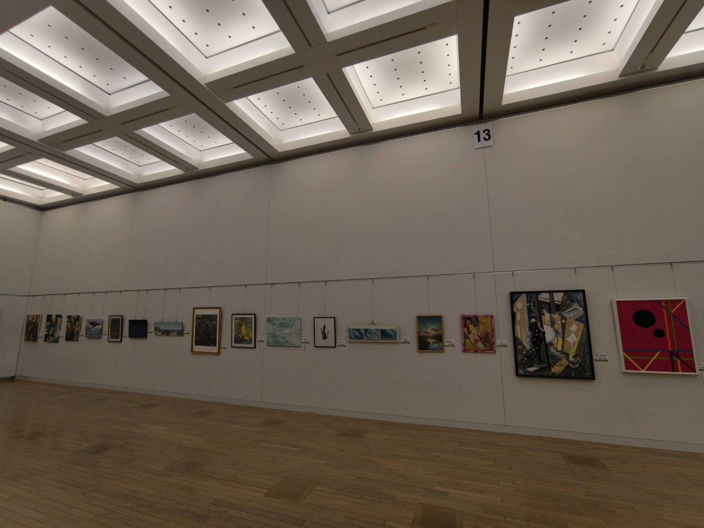 日本82回現展-2026年日本國立新美術館展-現場展示