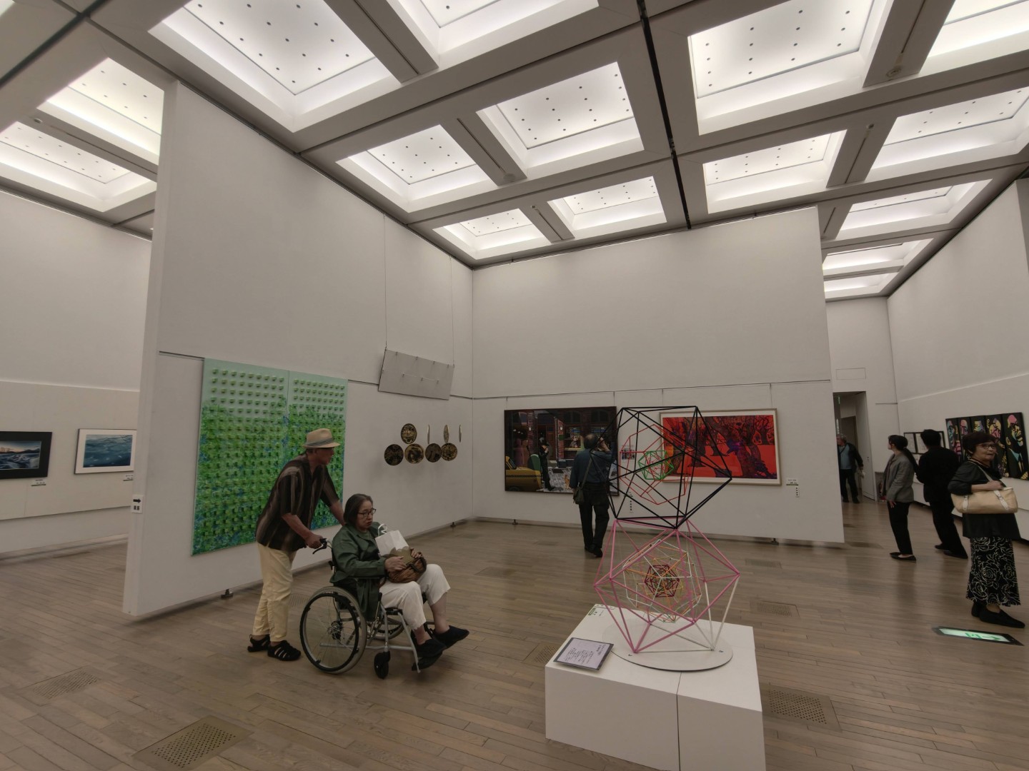 日本82回現展-2026年日本國立新美術館展-現場展示