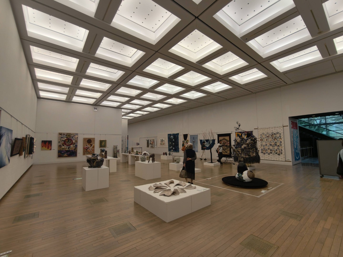 日本82回現展-2026年日本國立新美術館展-現場展示