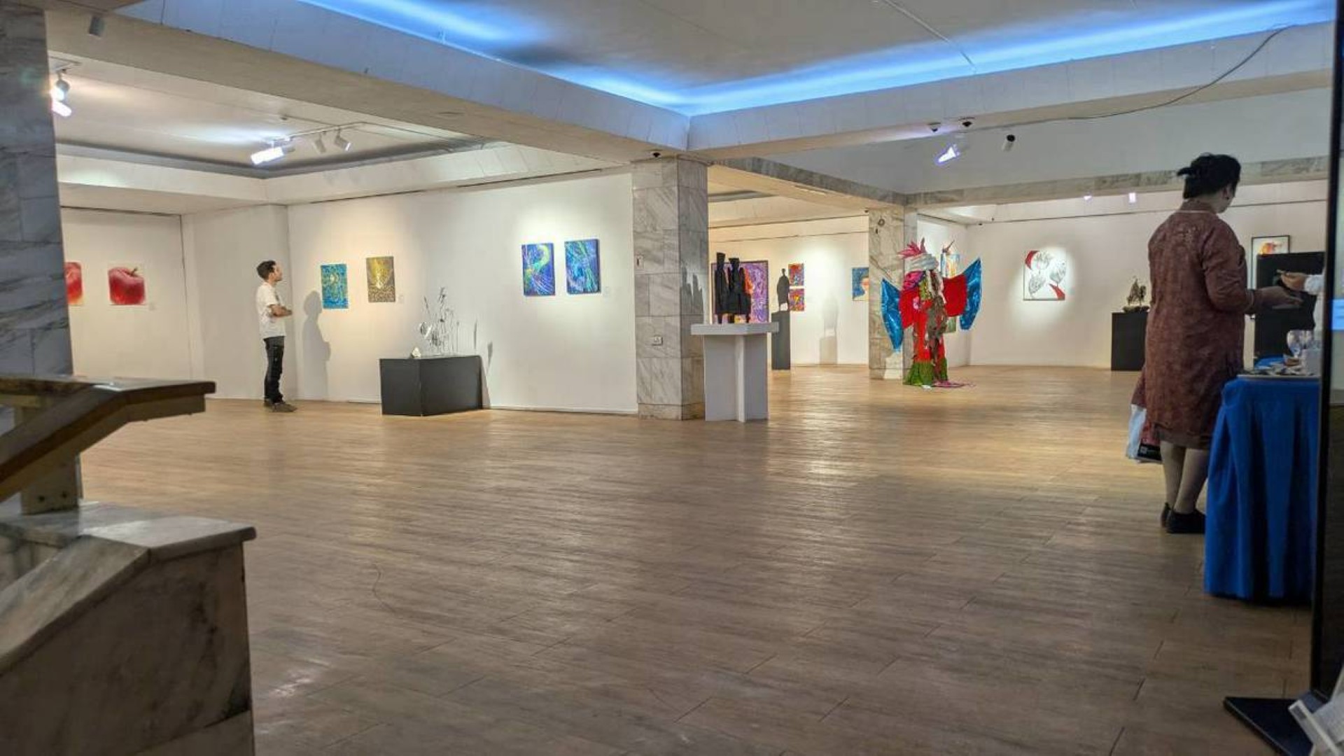 蒙古國立現代美術館展覽現場（National Art Gallery of Mongolia）STARS IN MONGOLIA AND JAPAN