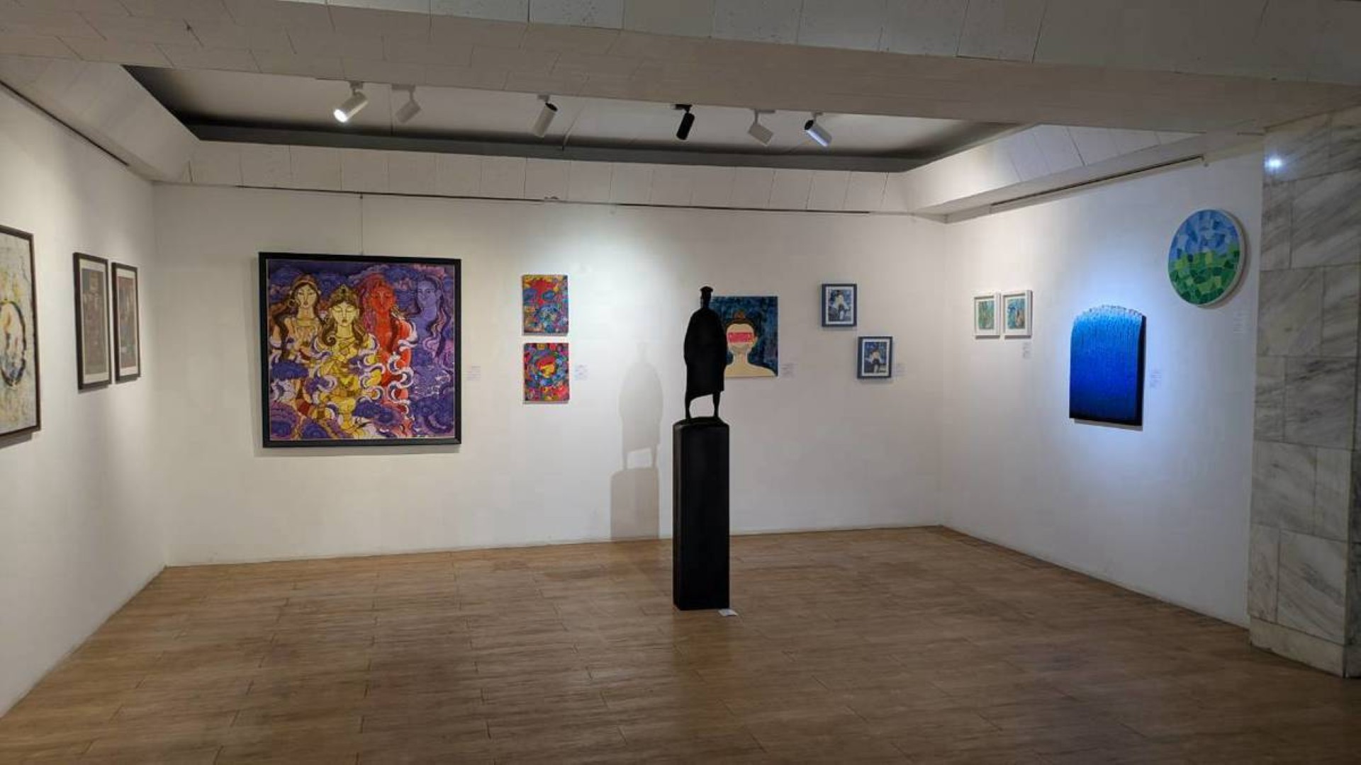 蒙古國立現代美術館展覽現場（National Art Gallery of Mongolia）STARS IN MONGOLIA AND JAPAN