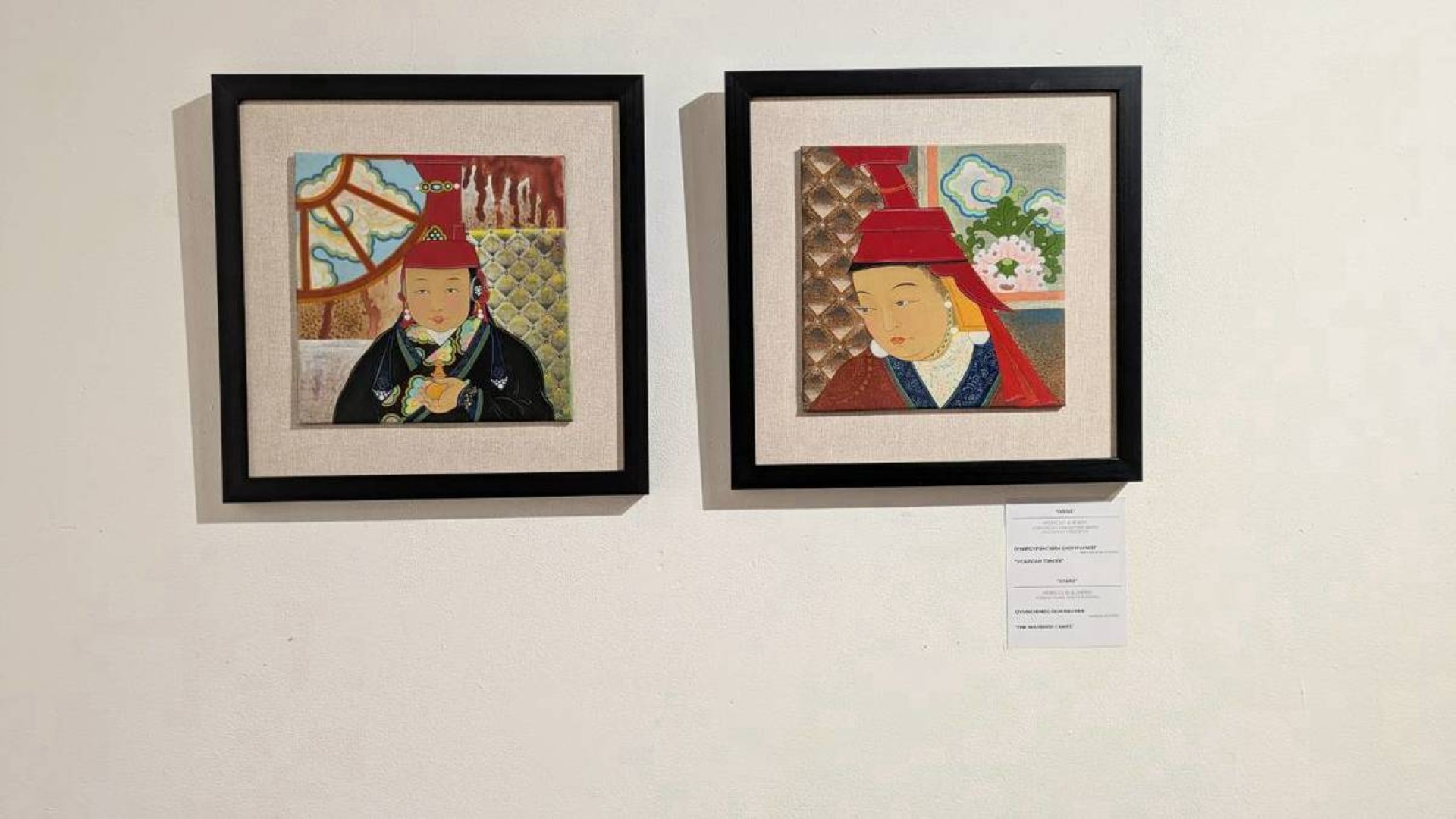 蒙古國立現代美術館展覽現場（National Art Gallery of Mongolia）STARS IN MONGOLIA AND JAPAN