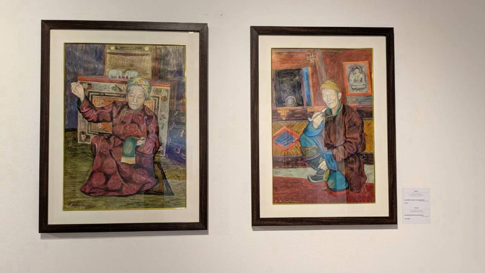 蒙古國立現代美術館展覽現場（National Art Gallery of Mongolia）STARS IN MONGOLIA AND JAPAN