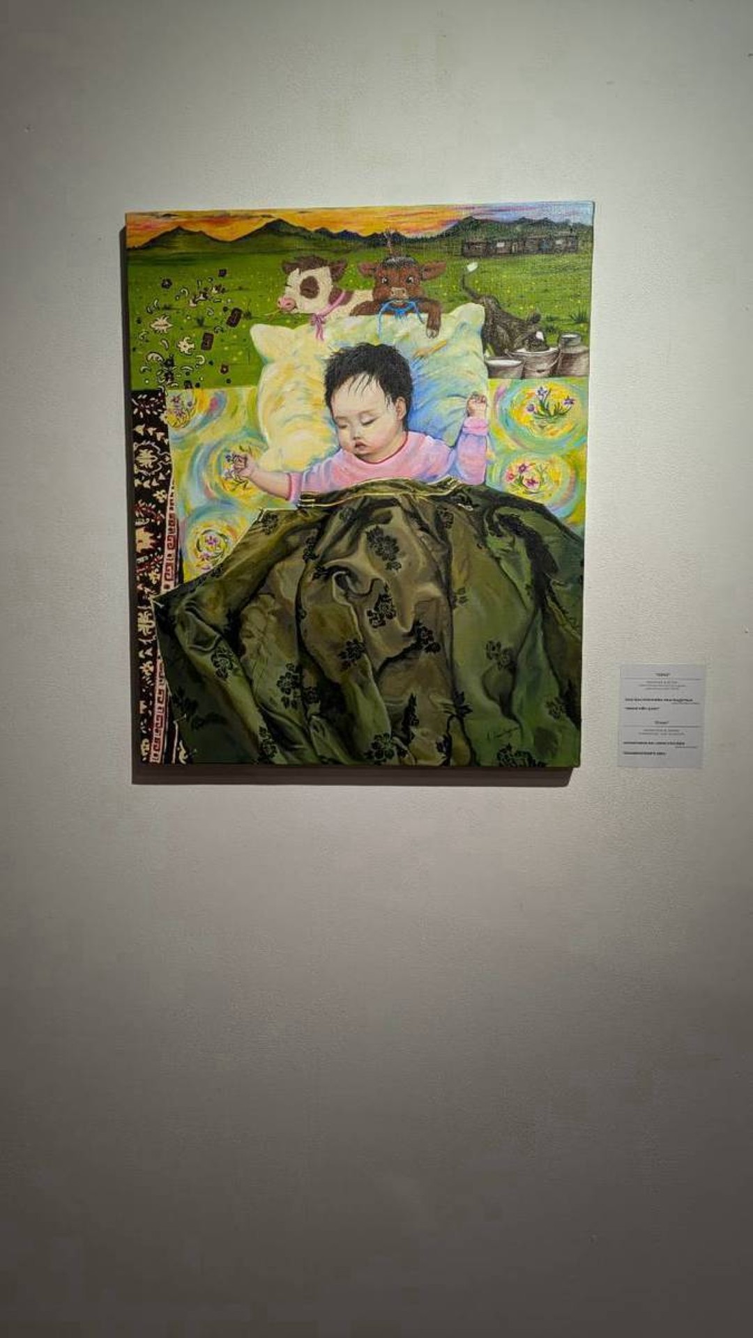 蒙古國立現代美術館展覽現場（National Art Gallery of Mongolia）STARS IN MONGOLIA AND JAPAN