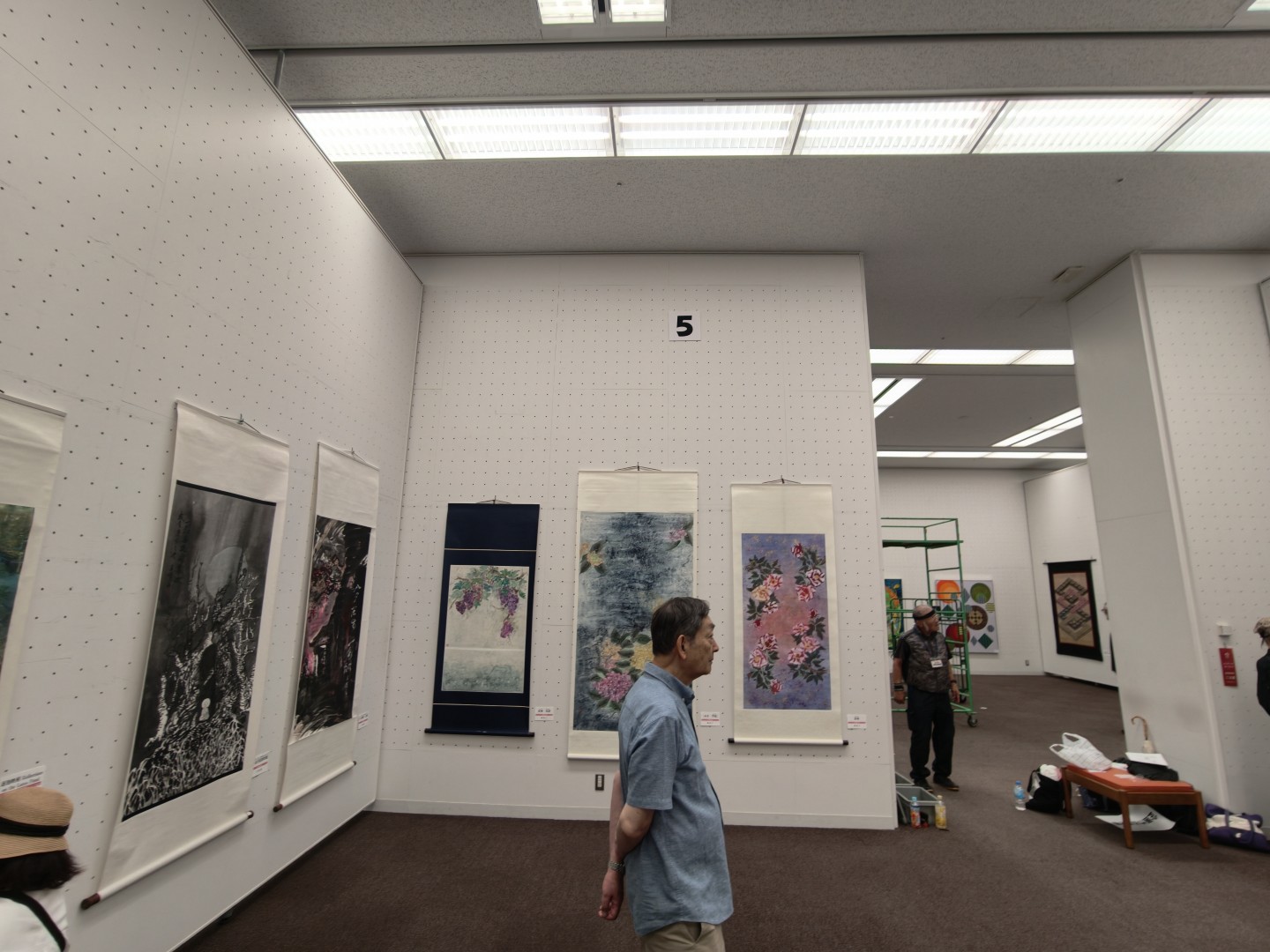 第14回東京現展-日本國立東京都美術館展場現場佈展