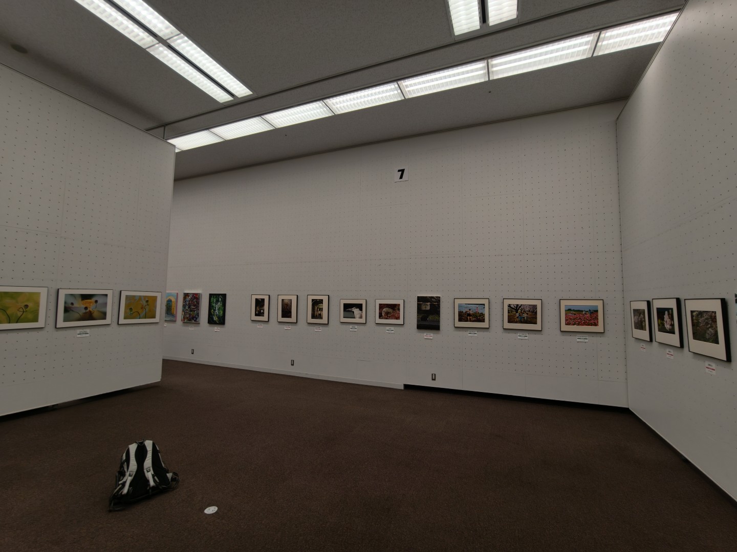 第14回東京現展-日本國立東京都美術館展場現場佈展