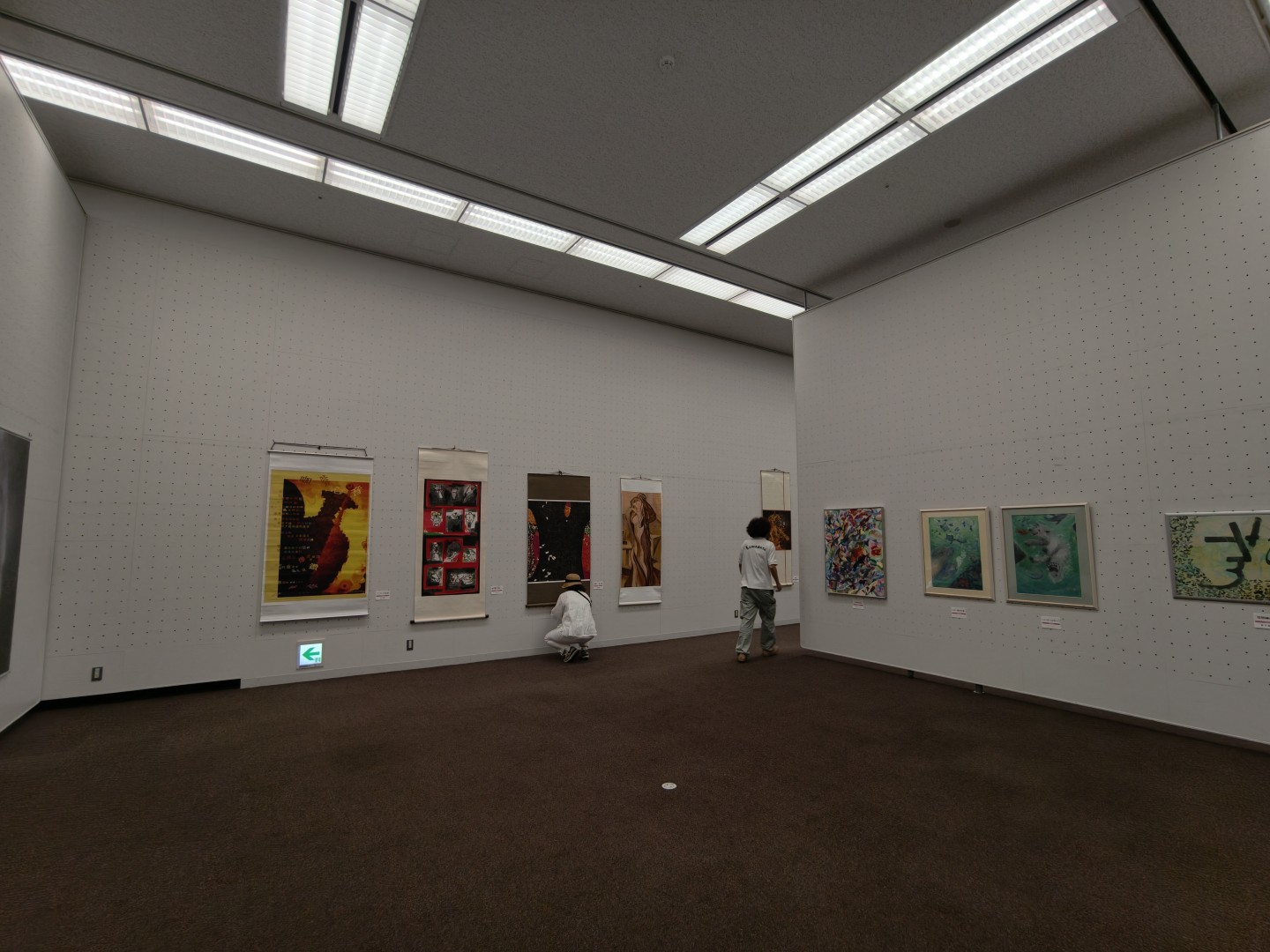 第14回東京現展-日本國立東京都美術館展場現場佈展