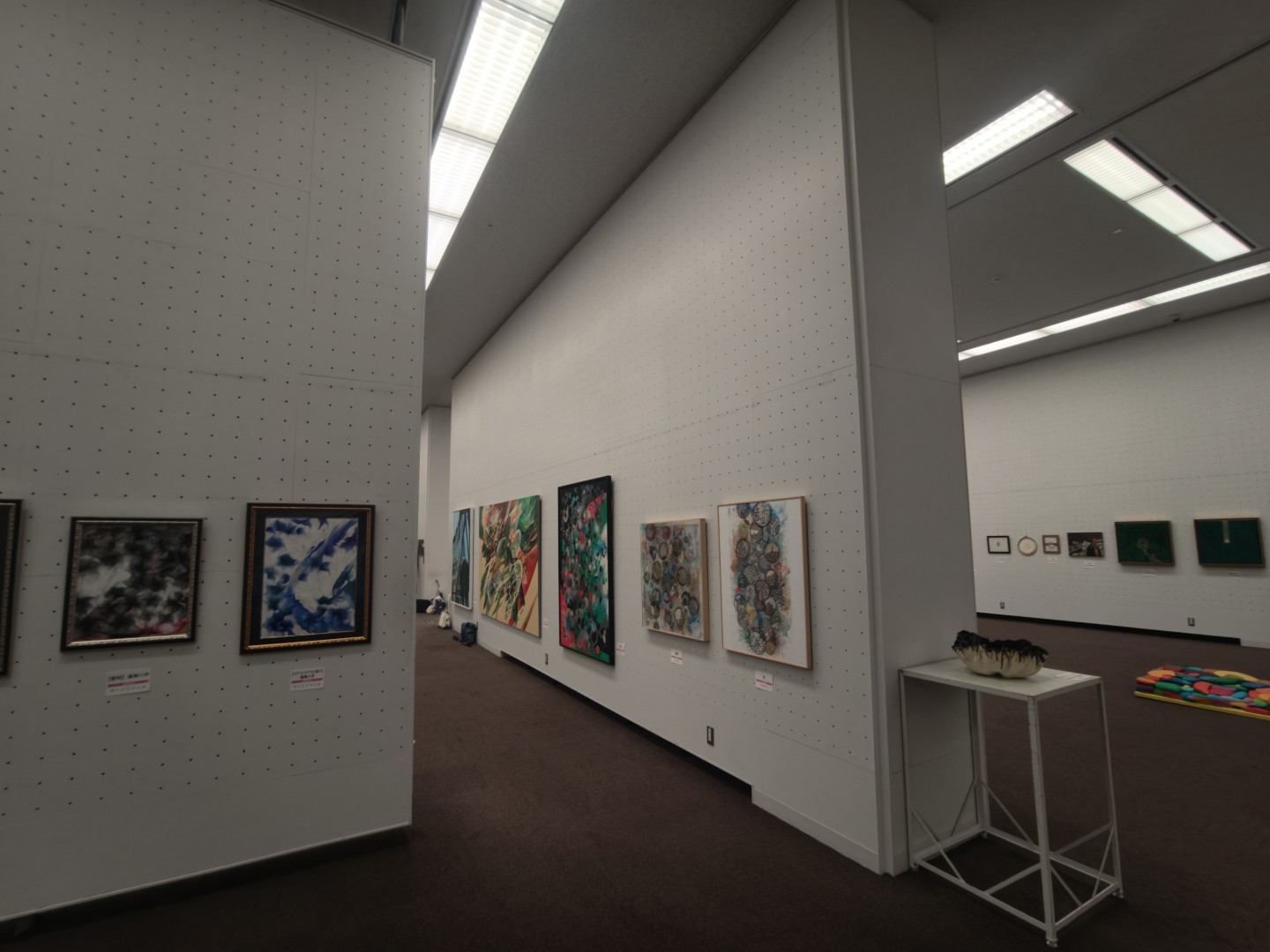 第14回東京現展-日本國立東京都美術館展場現場佈展