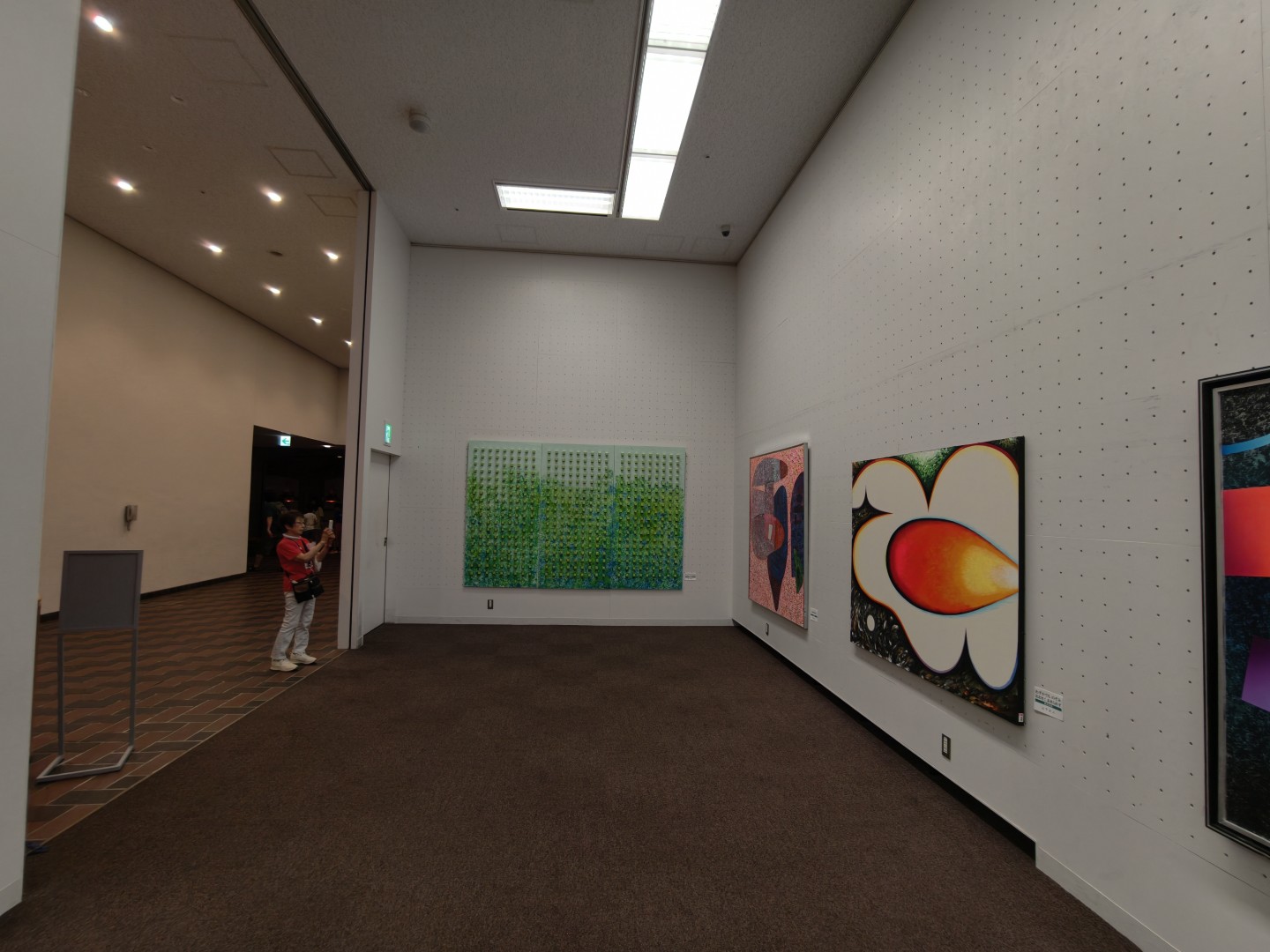第14回東京現展-日本國立東京都美術館展場現場