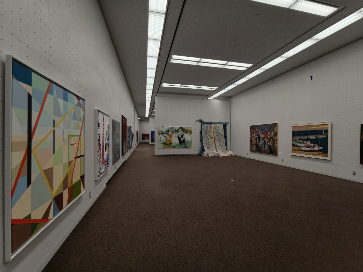 第14回東京現展-日本國立東京都美術館展場現場