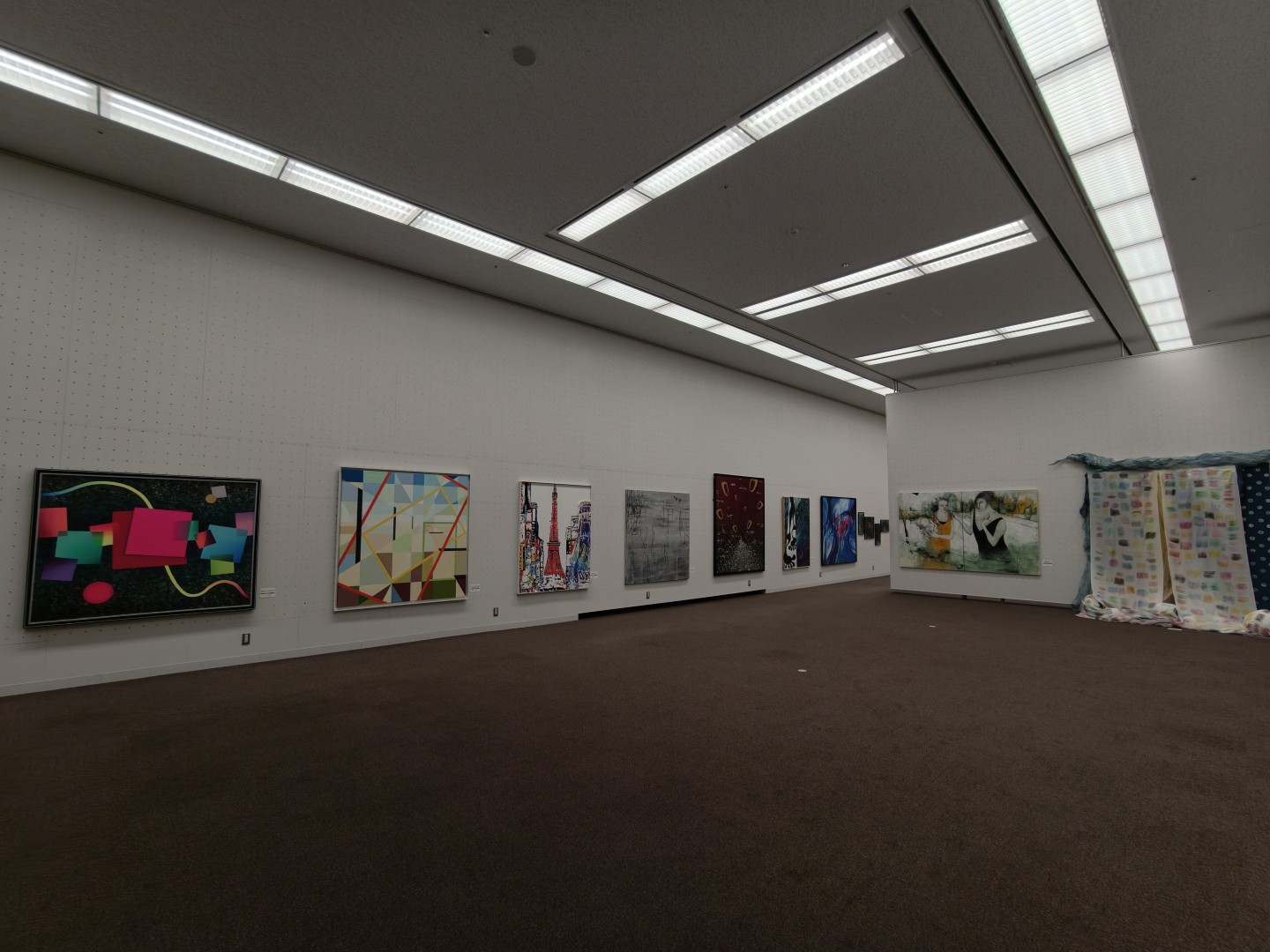 第14回東京現展-日本國立東京都美術館展場現場