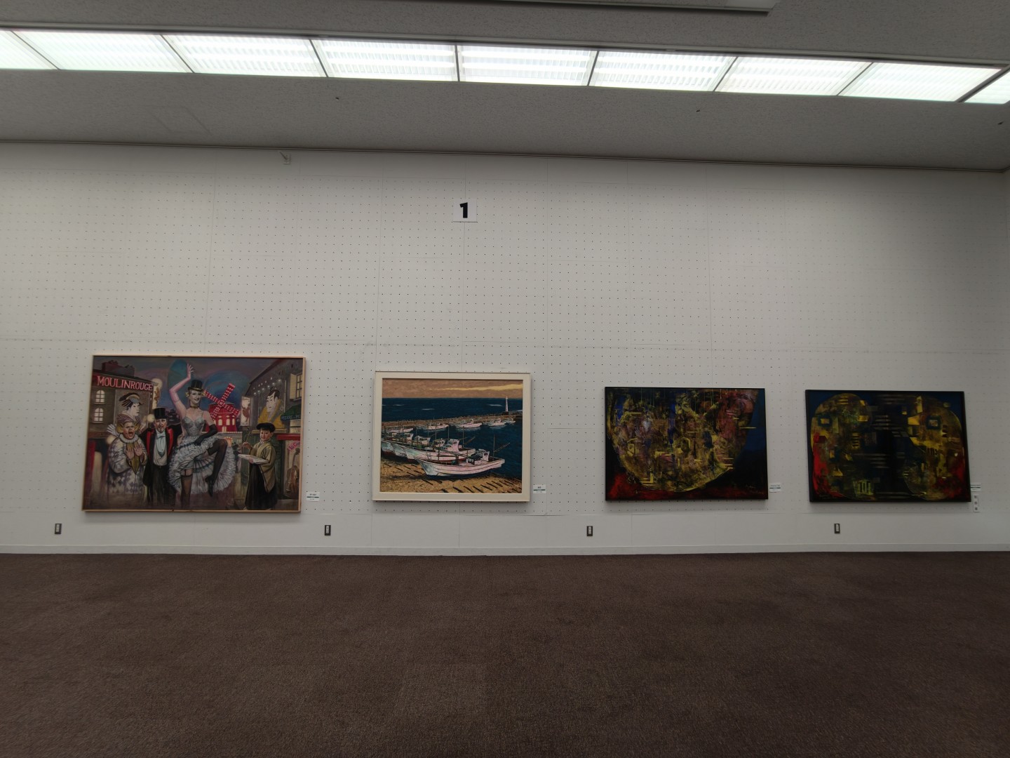 第14回東京現展-日本國立東京都美術館展場現場