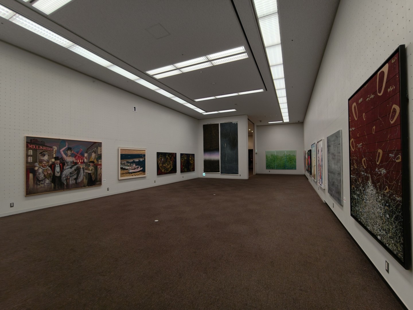 第14回東京現展-日本國立東京都美術館展場現場