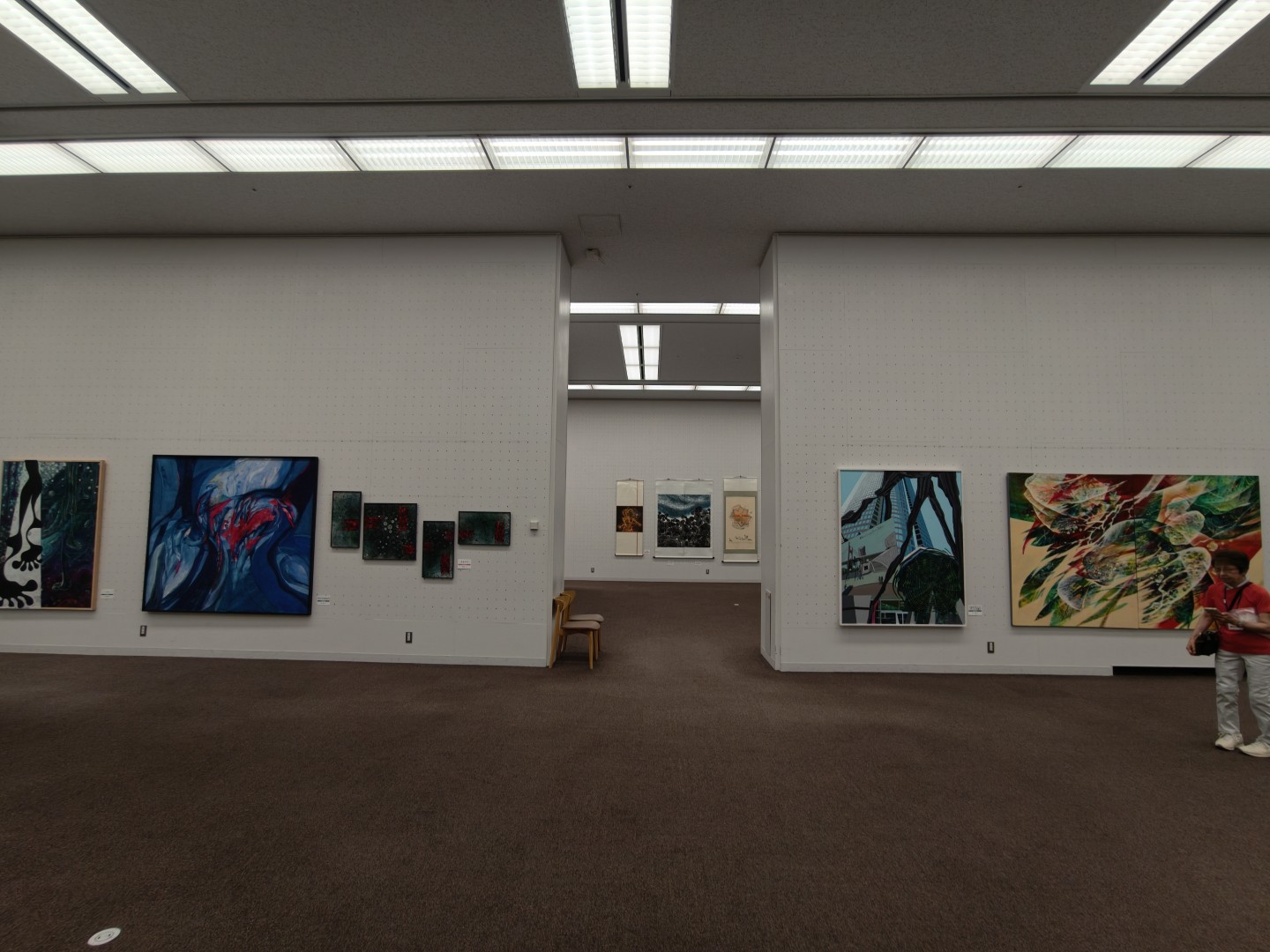 第14回東京現展-日本國立東京都美術館展場現場