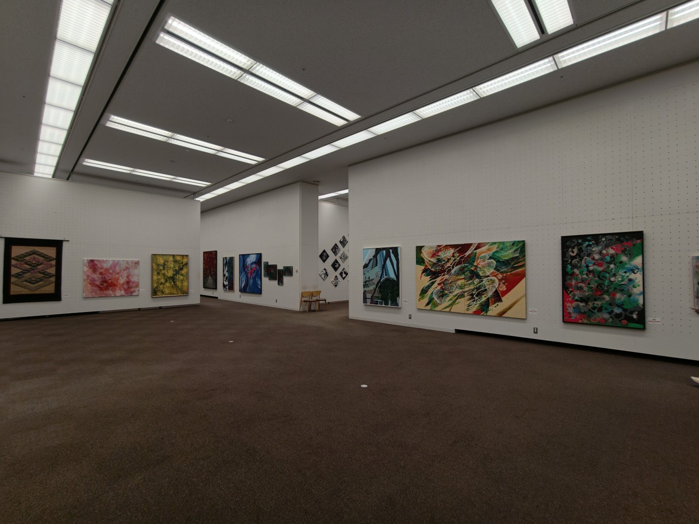 第14回東京現展-日本國立東京都美術館展場現場