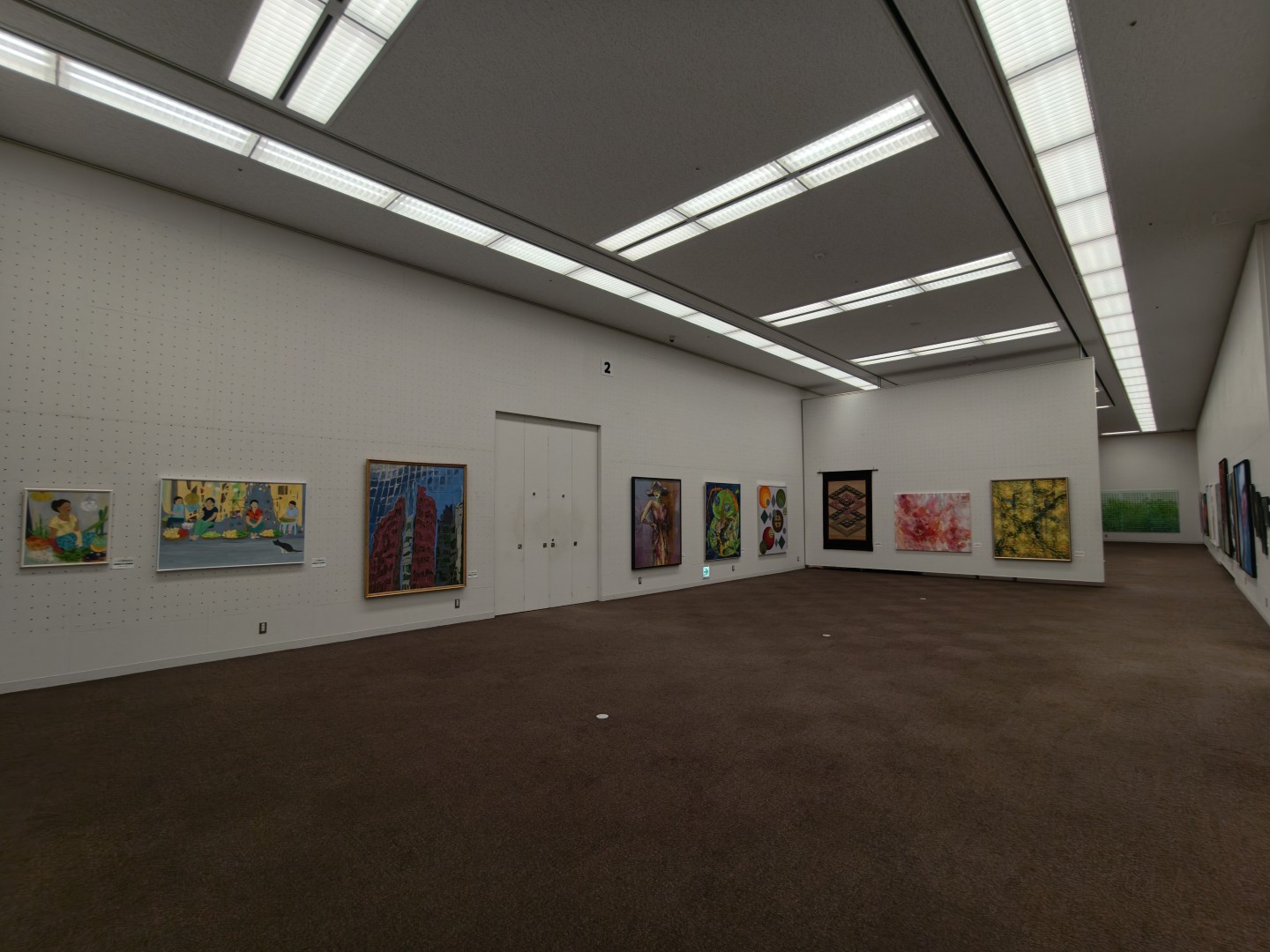 第14回東京現展-日本國立東京都美術館展場現場