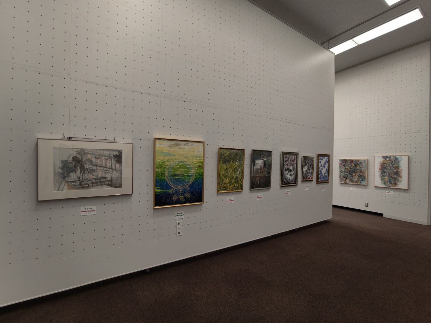 第14回東京現展-日本國立東京都美術館展場現場
