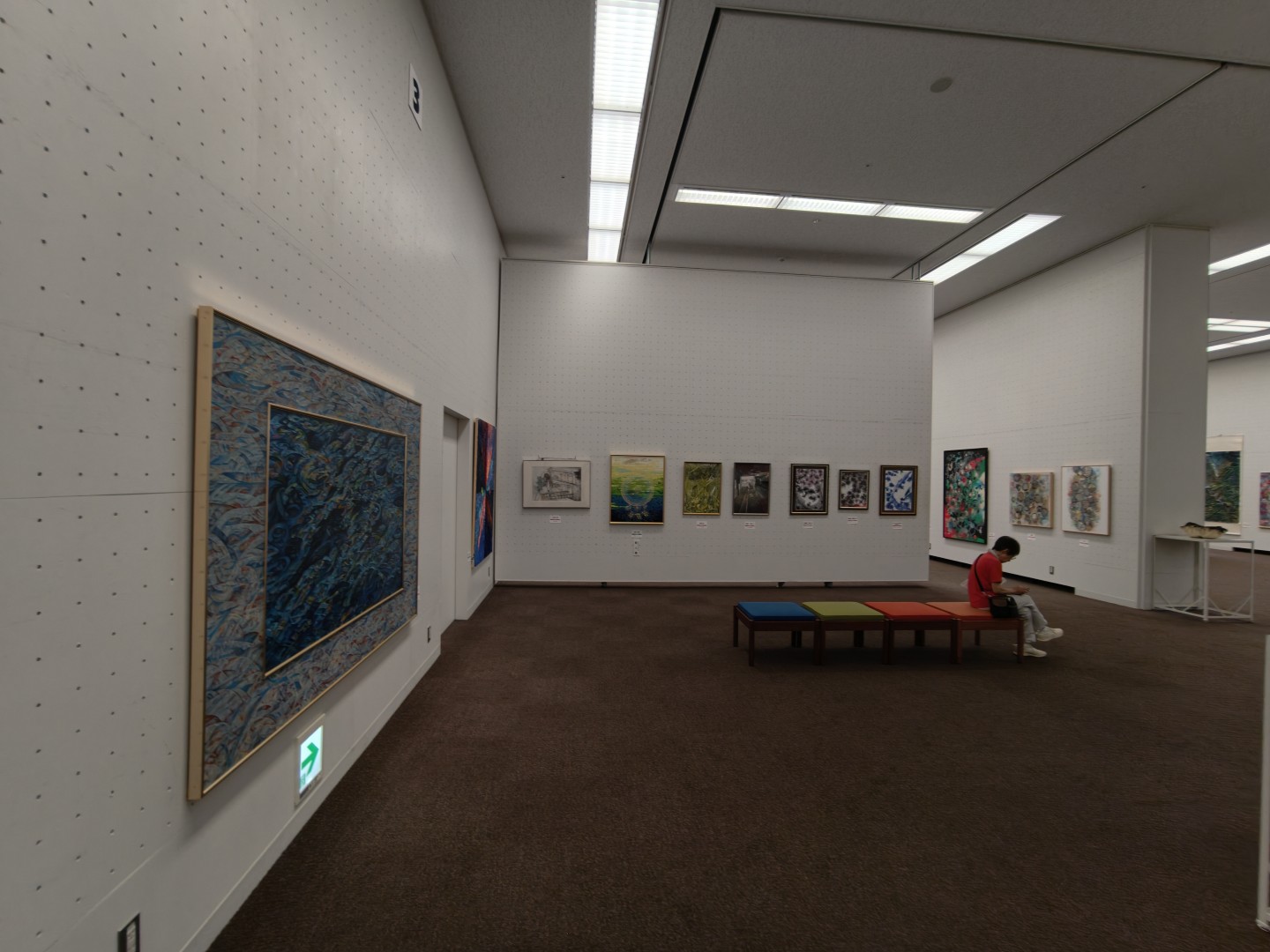 第14回東京現展-日本國立東京都美術館展場現場
