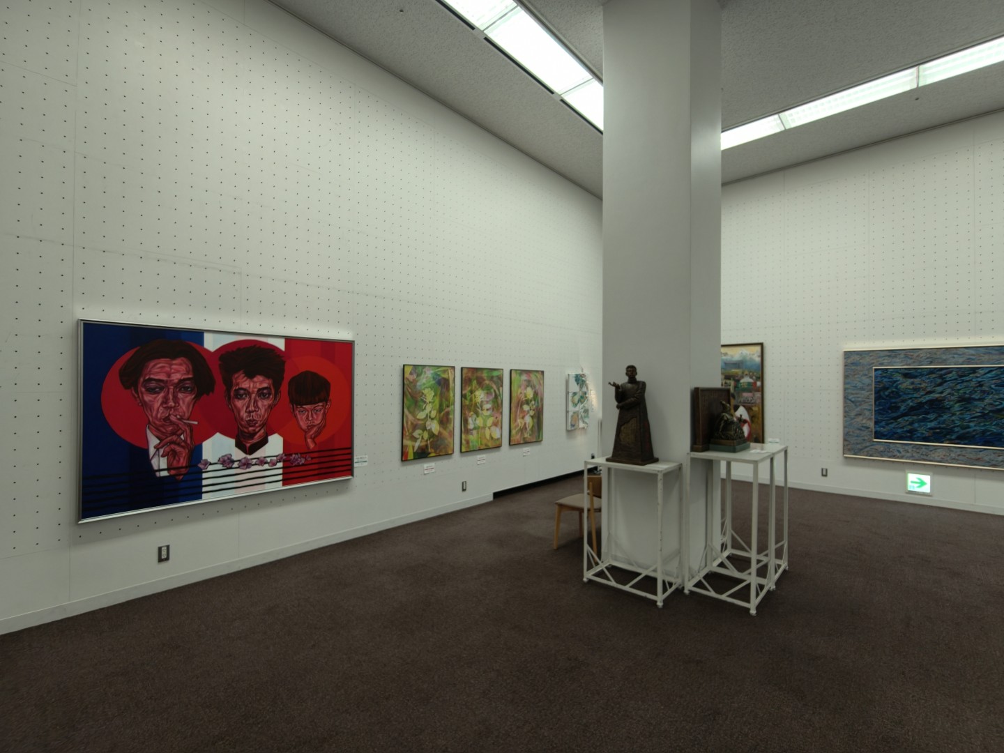 第14回東京現展-日本國立東京都美術館展場現場