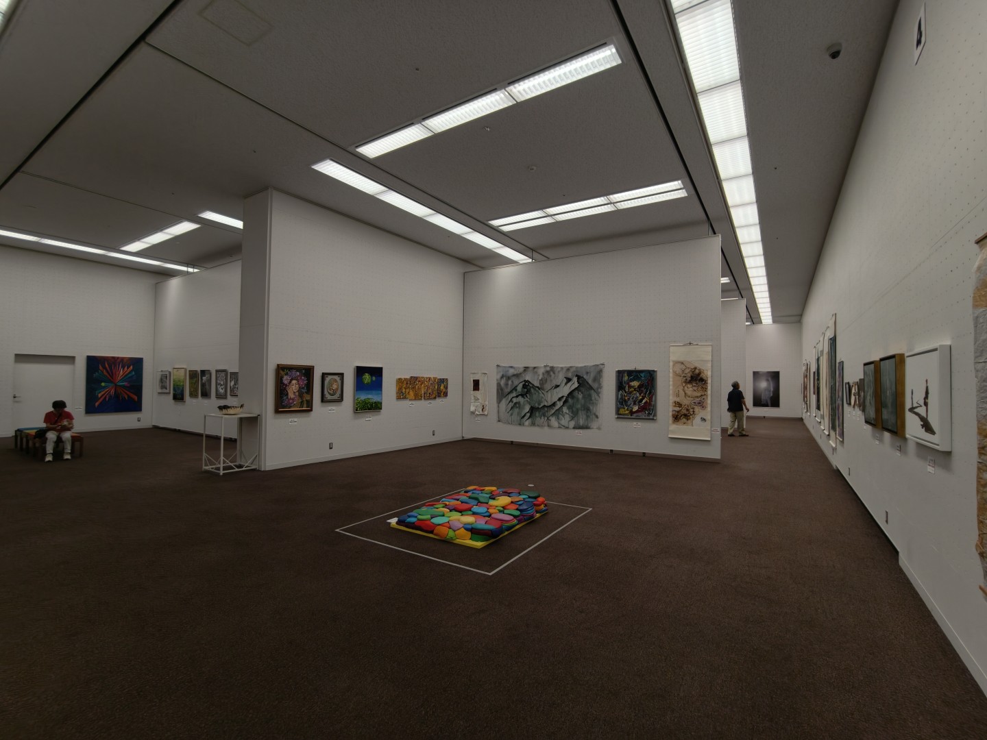 第14回東京現展-日本國立東京都美術館展場現場