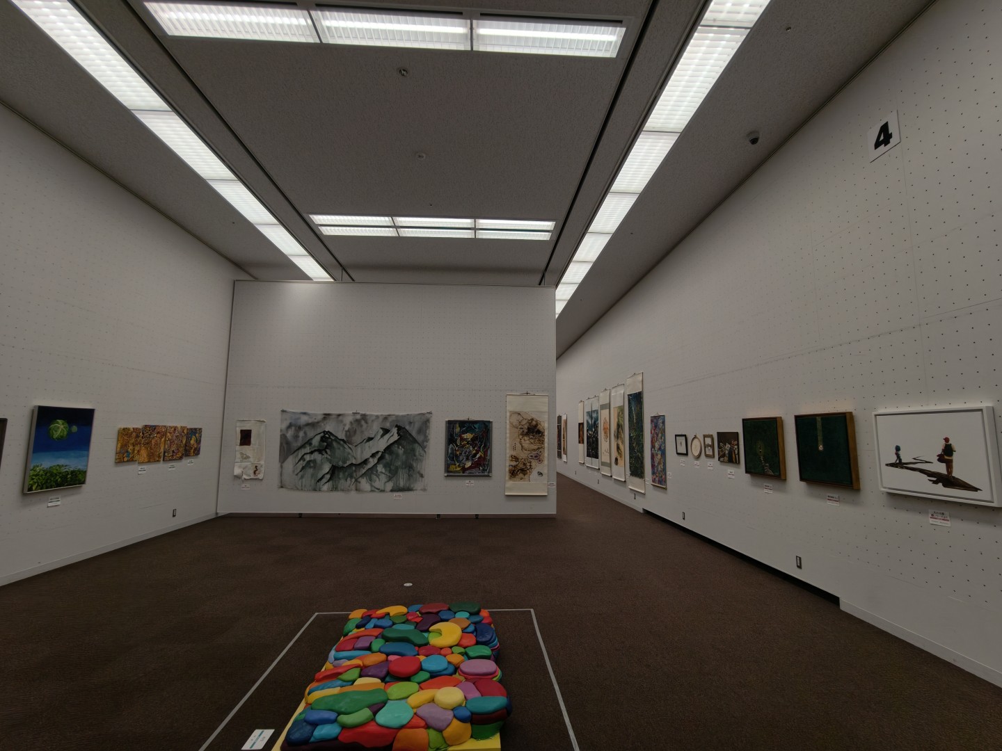 第14回東京現展-日本國立東京都美術館展場現場