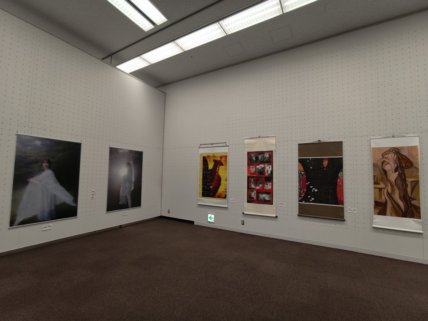 第14回東京現展-日本國立東京都美術館展場現場