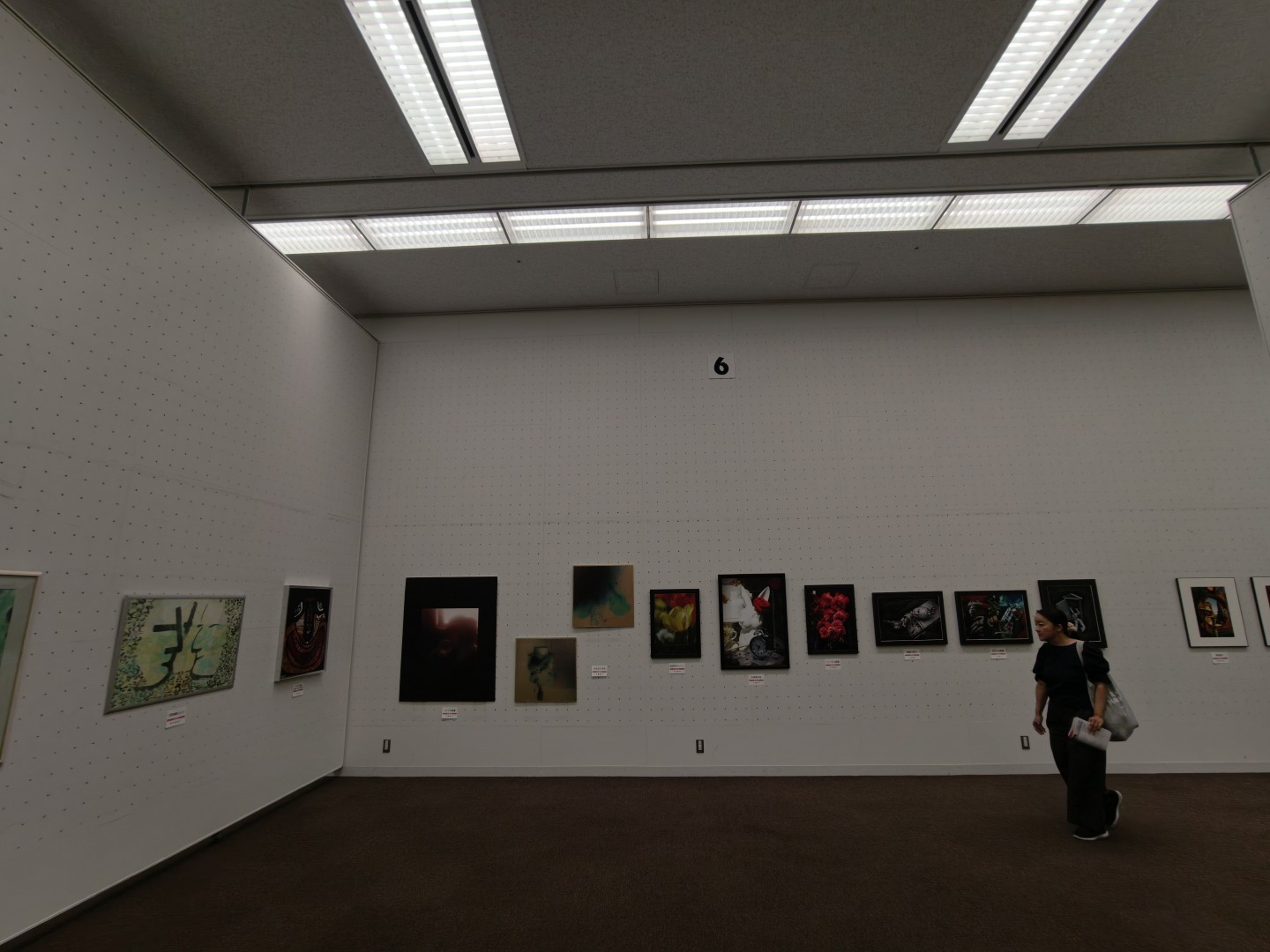 第14回東京現展-日本國立東京都美術館展場現場
