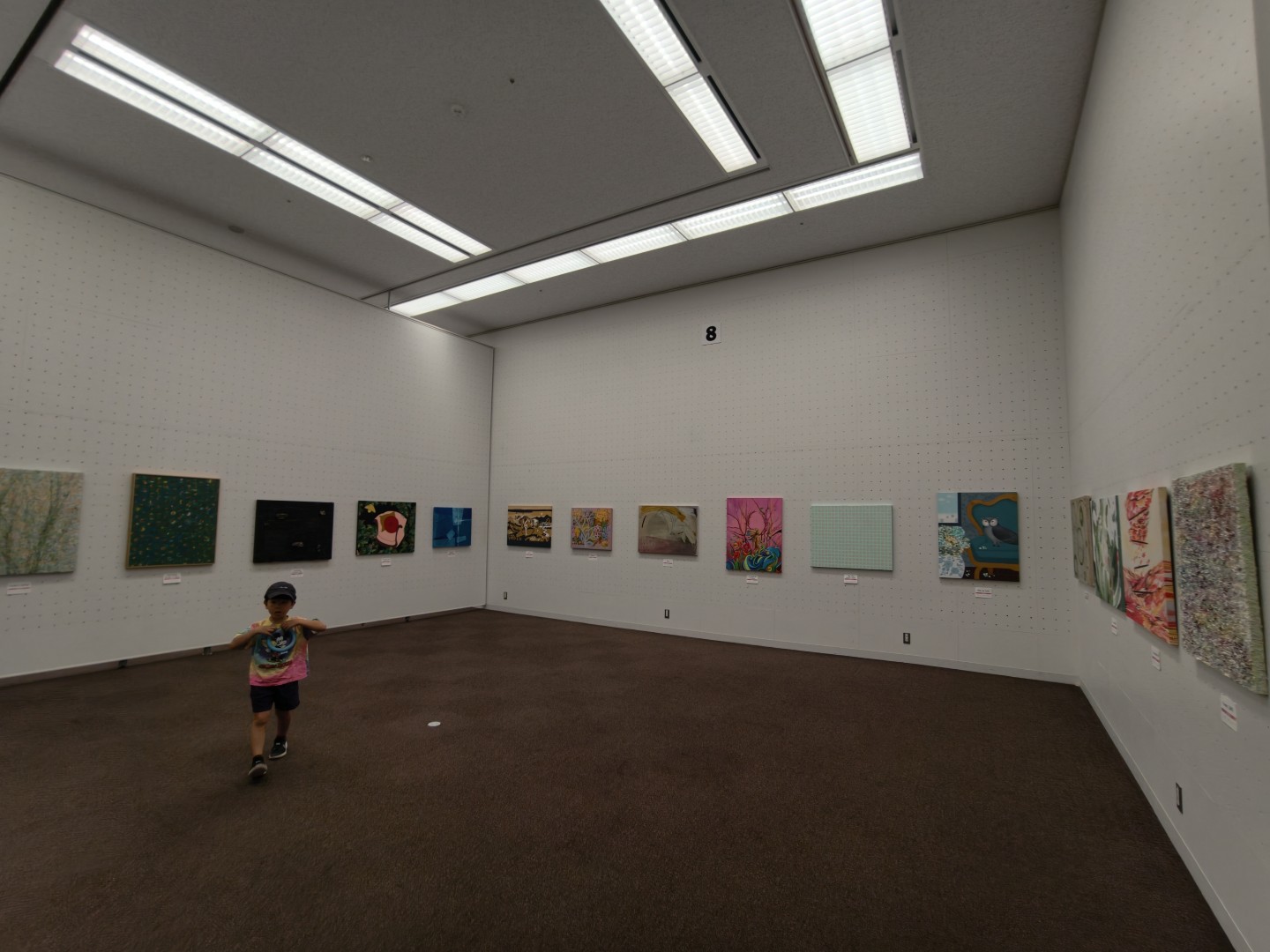 第14回東京現展-日本國立東京都美術館展場現場