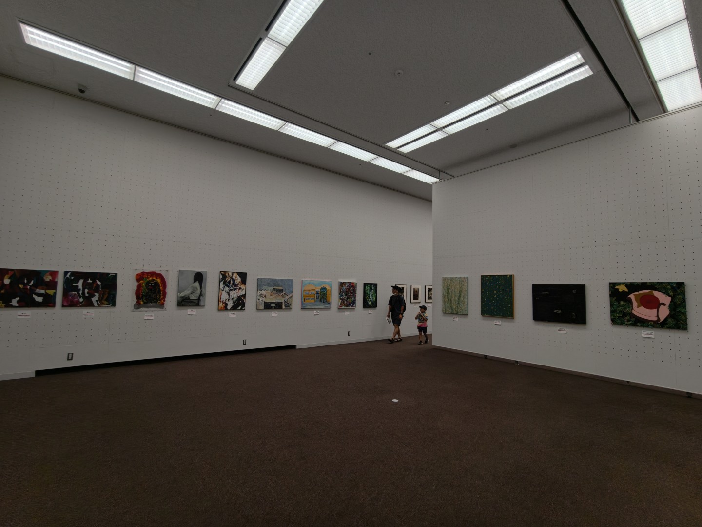 第14回東京現展-日本國立東京都美術館展場現場
