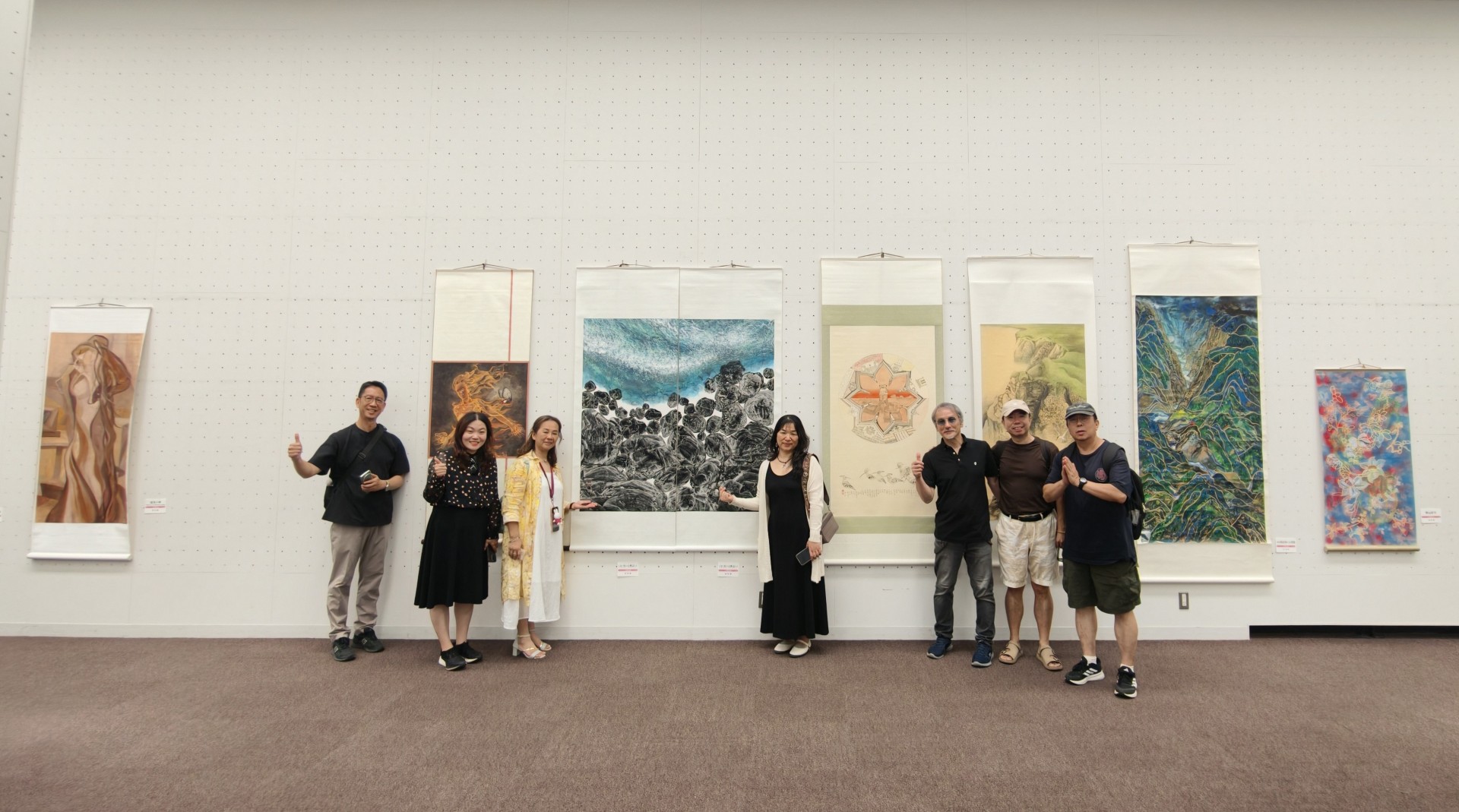 台灣代表團參加第14回東京現展於東京都美術館100週年紀念，展現台日藝術交流新篇章