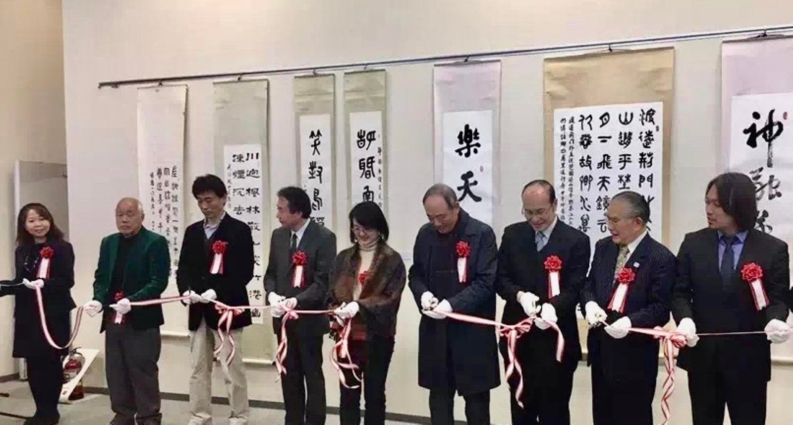 第二場:台灣書道家-澹盧門生展開幕儀式