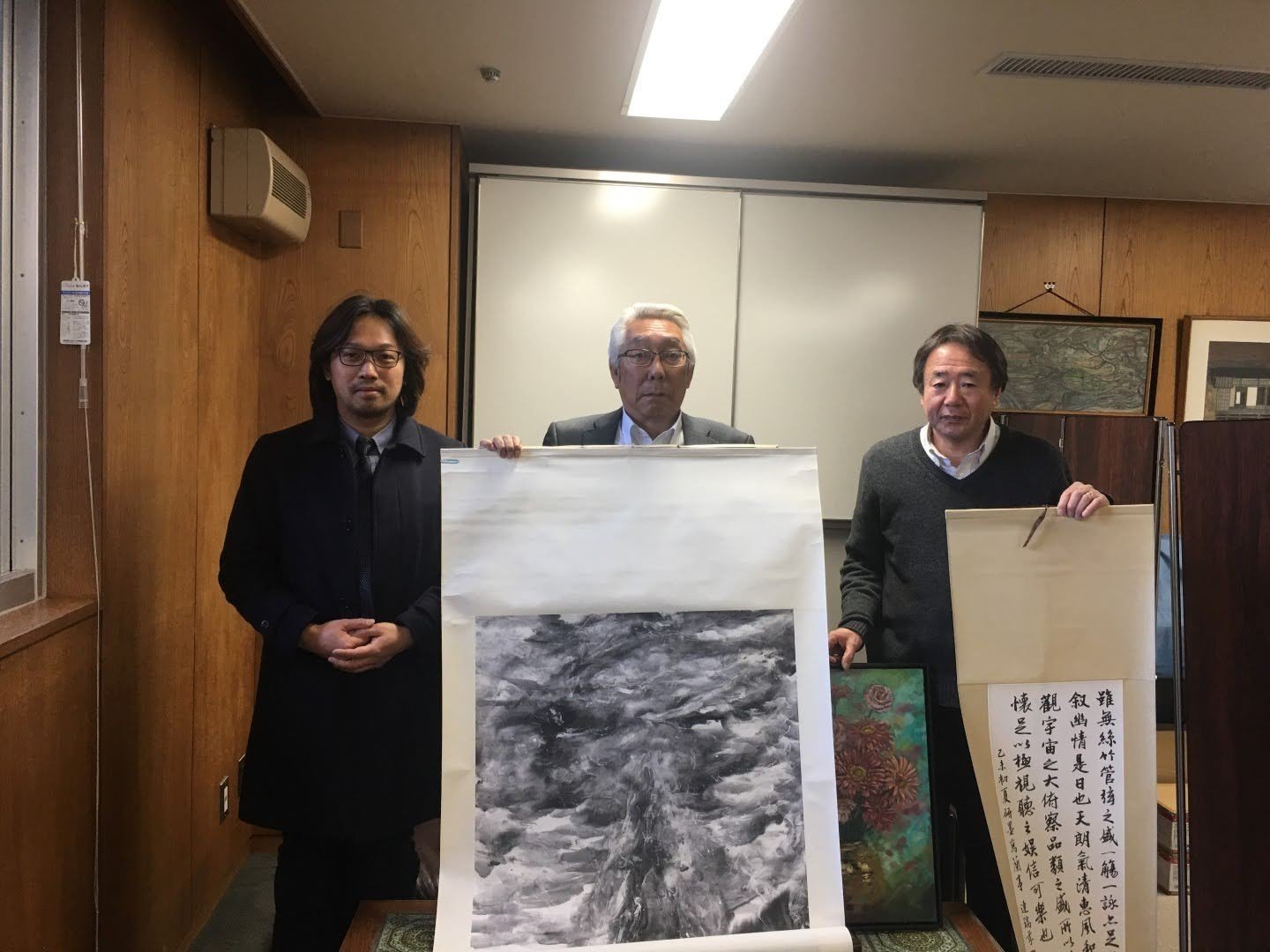 作品典藏:日本東京都町田市文化・國際交流財團理事長鷲北秀樹先生(原日本東京都町田市副市長)